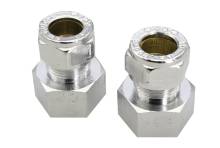 Klemringsmuffe 3/8" x 10 mm 2 stk.